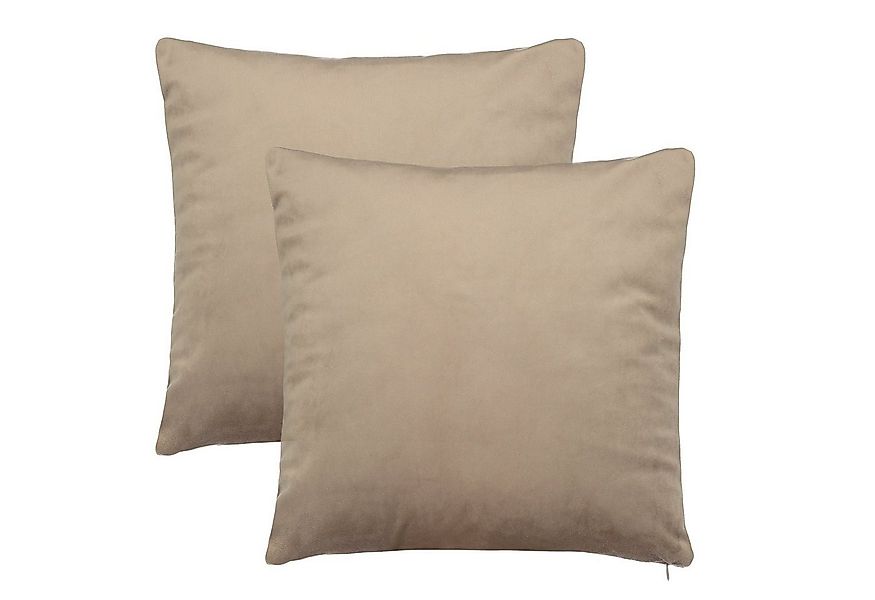 BARBONS Kissenbezug Stilvolle Kissenbezüge aus samtigem Stoff, Kissenhülle, günstig online kaufen