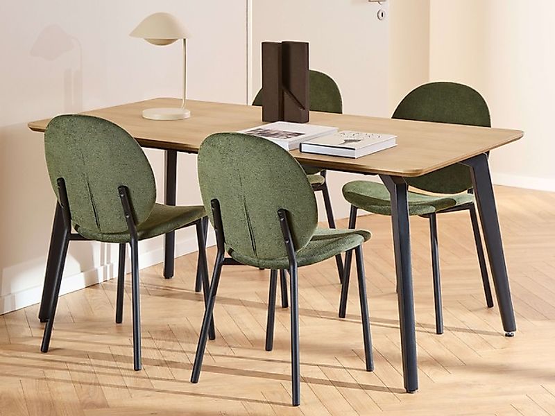 ACTONA GROUP Esszimmer-Set »Essgruppe, Speisetisch mit Wohnzimmerstühlen«, günstig online kaufen