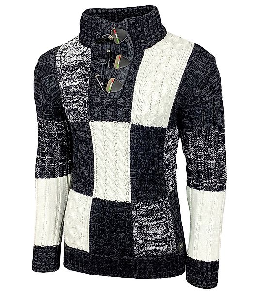 Baxboy Strickpullover Baxboy Herren Grobstrick Pullover günstig online kaufen