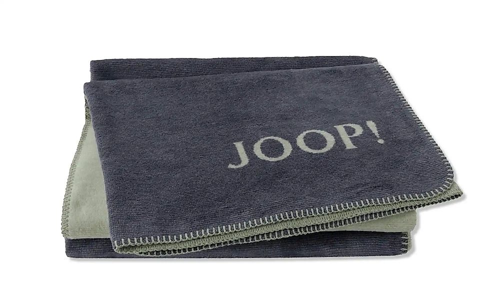 JOOP! Wohndecke Melange Doubleface ¦ blau ¦ Baumwollmischgewebe ¦ Maße (cm) günstig online kaufen