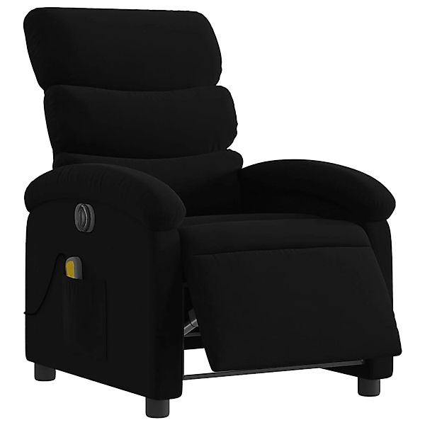 vidaXL Sessel Massagesessel Elektrisch Schwarz Stoff günstig online kaufen