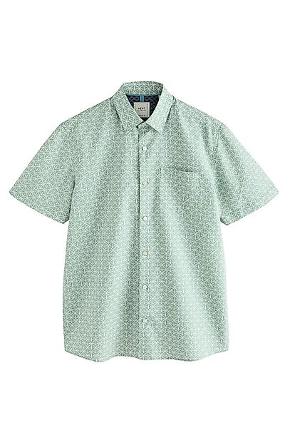 Next Businesshemd Oxford-Kurzarmhemd mit Print (1-tlg) günstig online kaufen