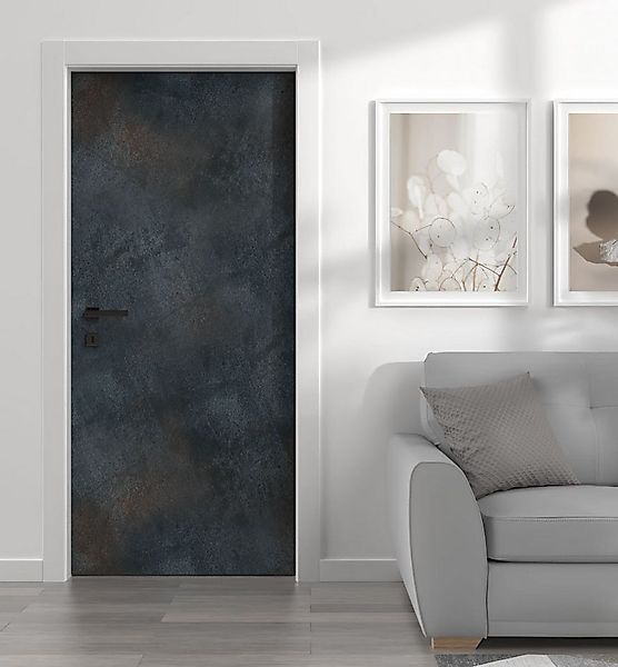 MyMaxxi Dekorationsfolie Türtapete Türposter Türfolie selbstklebend Stahl d günstig online kaufen