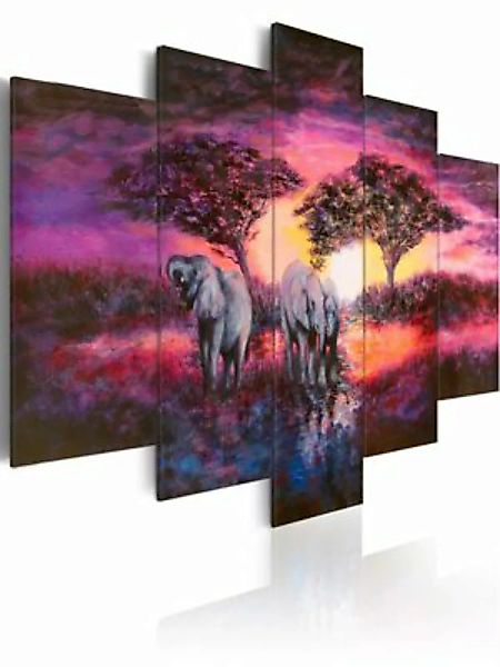 artgeist Wandbild Savannah mehrfarbig Gr. 200 x 100 günstig online kaufen