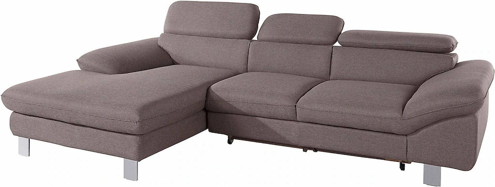 COTTA Ecksofa "Driver L-Form", mit Kopfteilverstellung, wahlweise mit Bettf günstig online kaufen