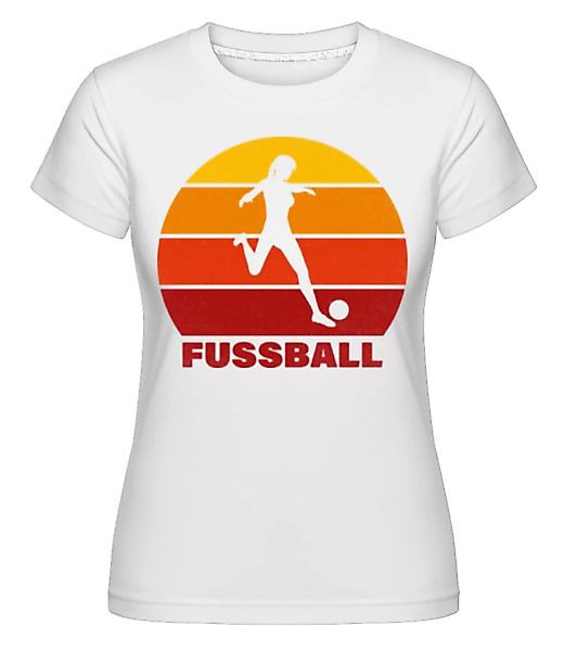 Fussball Sonnenuntergang · Shirtinator Frauen T-Shirt günstig online kaufen