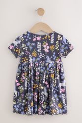 Next Jerseykleid Kurzärmeliges, geripptes Jersey-Kleid (1-tlg) günstig online kaufen