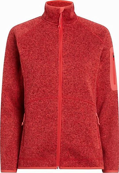 McKINLEY Strickfleecejacke Da.-Unterjacke Skeena wms MELANGE/RED/RED günstig online kaufen