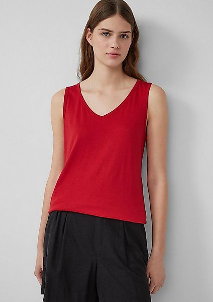 s.Oliver Muscleshirt T-Shirt Jersey-Top mit Cut-out und Schleife günstig online kaufen