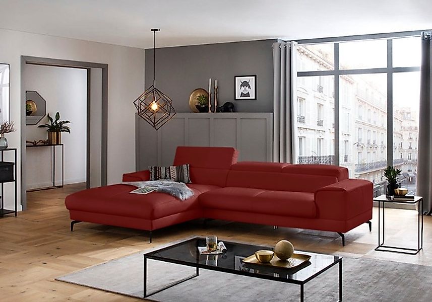 W.SCHILLIG Ecksofa »piedroo, Designsofa mit tollem Sitzkomfort, L-Form«, Ko günstig online kaufen