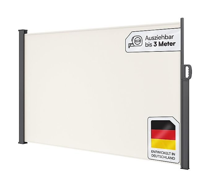 STEELSØN Seitenmarkise Zirella (Sichtschutz, Windschutz, Markise, 180x300 c günstig online kaufen