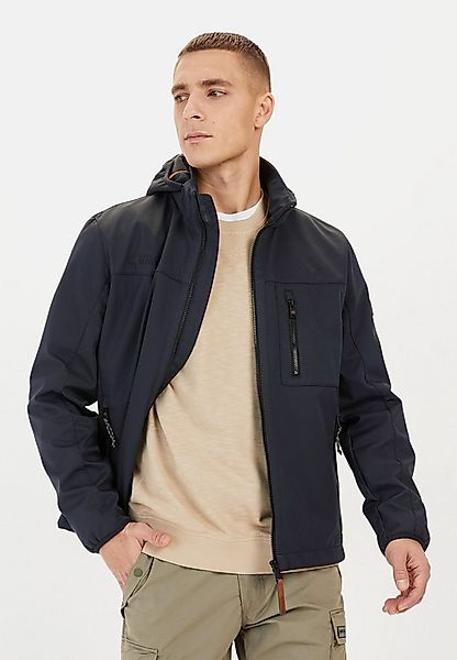 camel active Softshelljacke aus recyceltem Polyester Langarm Kapuze Reflekt günstig online kaufen