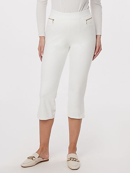 MONACO blue Lederimitathose Caprihose Körpernah in Lammnappa-Optik günstig online kaufen