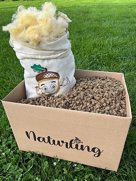 naturling Langzeitdünger Schafwollpellets Bio Dünger, Kombipaket, 3,5kg Sch günstig online kaufen