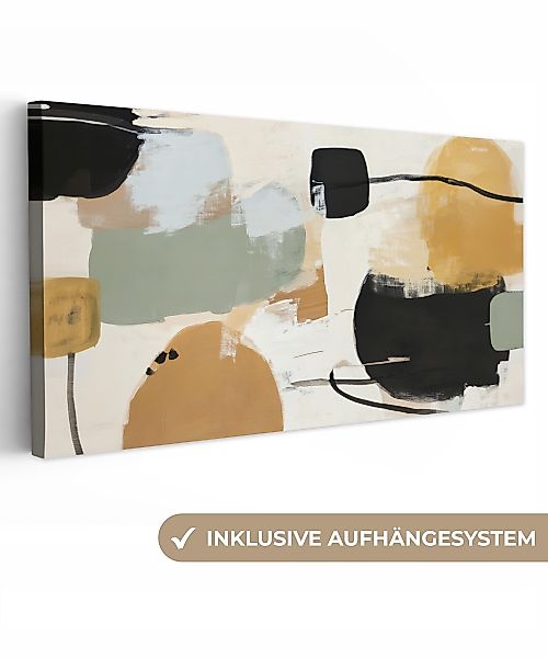 OneMillionCanvasses® Leinwandbild Panorama Farbe - Abstrakt günstig online kaufen