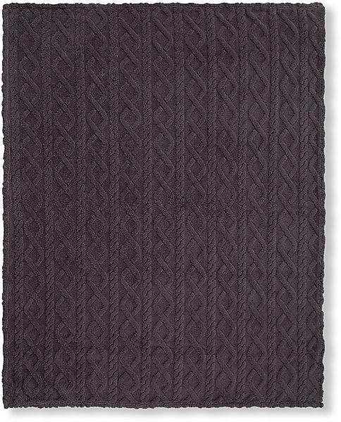 Plaid Jacquard teddy, Descanso, Weich, Kuscheldecke, günstig online kaufen