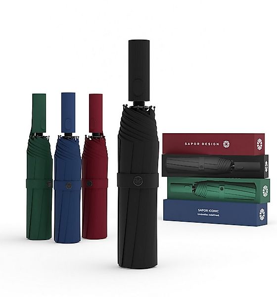 Sapor Design Taschenregenschirm ICONIC, sturmfest, Anti-Bruch Garantie, lux günstig online kaufen