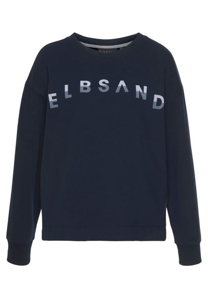 Elbsand Sweatshirt "Sontje" mit Flockprint vorne, sportlich-casual günstig online kaufen