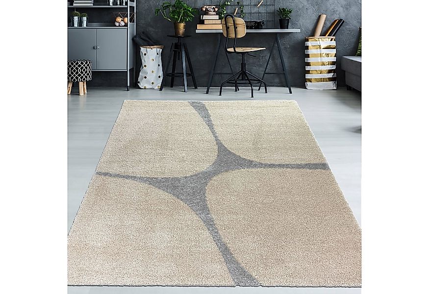 TeppichHome24 Teppich Kuscheliger Hochflor Teppich für Wohnzimmer & Schlafz günstig online kaufen