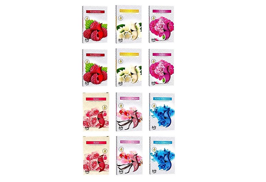 HAC24 Teelicht Duftteelicht Duftkerzen Duft Kerze Aromakerze (72-tlg), In 6 günstig online kaufen