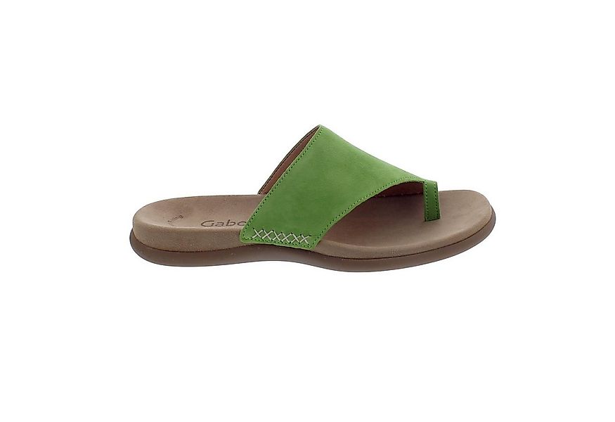 Gabor Gabor Pantolette 63.700.19, Samtchevreau (Veloursleder), Granny Green günstig online kaufen