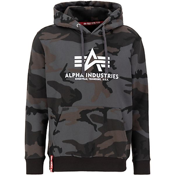 Alpha Industries  Sweatshirt Basic Hoodie BL Camo - black camo günstig online kaufen