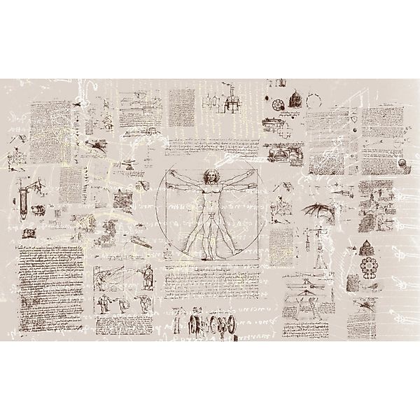 Komar Fototapete Vlies Da Vinci  400 x 250 cm günstig online kaufen