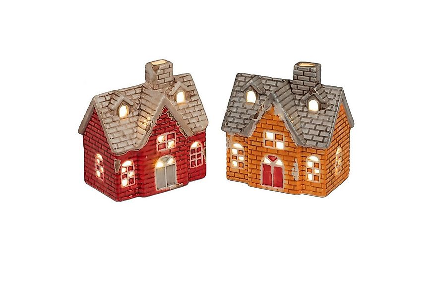 formano Dekofigur Winterzeit, Mit Timerfunktion, Mehrfarbig, Motiv: Haus günstig online kaufen