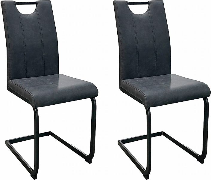 byLIVING Freischwinger »Banff (2er-Set)«, (Set), mit Griff, Gestell Metall günstig online kaufen