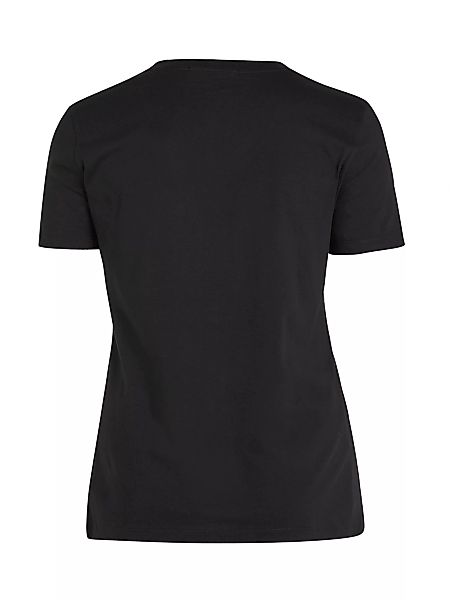Calvin Klein Jeans Plus T-Shirt PLUS CK EMBRO BADGE V-NECK TEE Große Größen günstig online kaufen