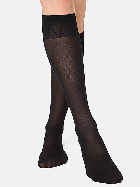 Nur Die Kniestrümpfe Cotton 60 DEN Damen (1er/3er/6er/9er Pack, 3-Paar) Kni günstig online kaufen