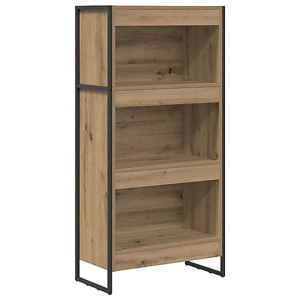 vidaXL Bücherregal Kunsthandwerk Eiche 80 x 30 x 155 cm Holzwerkstoff 88639 günstig online kaufen