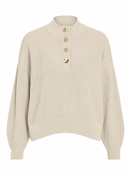 Vila Stehkragenpullover "VICHING CREW NECK L/S KNIT TOP - NOOS" günstig online kaufen