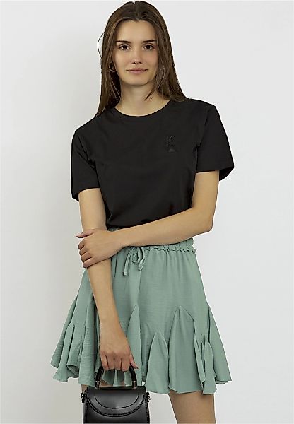 freshlions T-Shirt "Embroidere" 1 Stk. mit kleiner Stickerei auf der Brust günstig online kaufen