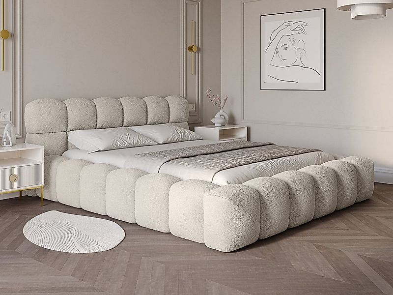 wonello Polsterbett Mira 1 (das Original), Bett mit Bettkasten und Lattenro günstig online kaufen