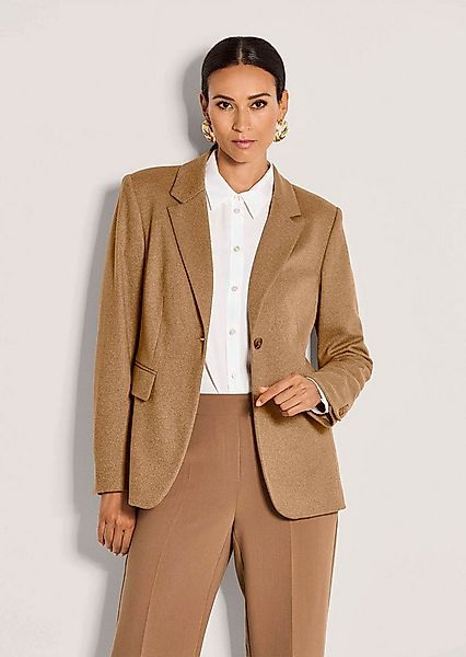 MADELEINE Kurzblazer Eleganter Businessblazer mit Reverskragen Blazer in Me günstig online kaufen