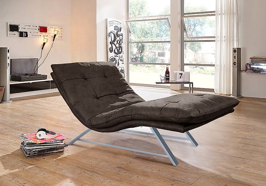 W.SCHILLIG Relaxliege »daily dreams« in Waffelkissen-Optik, wahlweise mit M günstig online kaufen