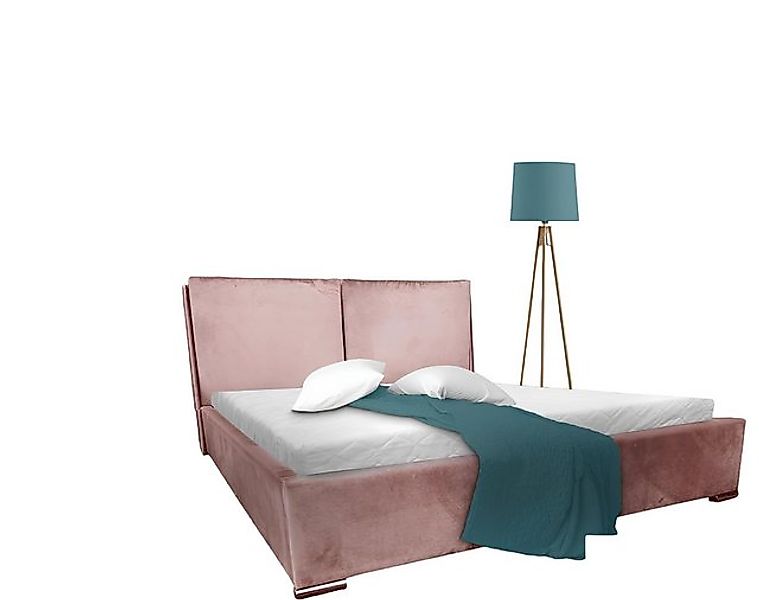 JVmoebel Bett Design Bett Schlafzimmer Betten Textil Stoff Hotel Luxus Pols günstig online kaufen