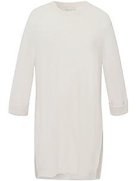 Long-Pullover aus Schurwolle und Kaschmir Peter Hahn beige günstig online kaufen