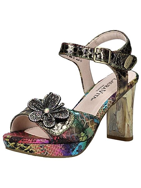 LAURA VITA Sandalen Leder/Textil High-Heel-Sandalette günstig online kaufen