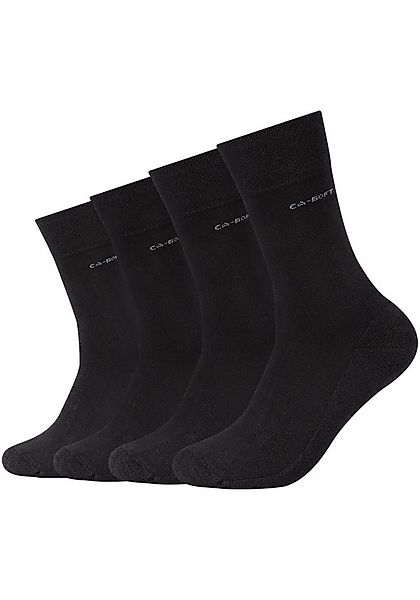 Camano Langsocken ca-soft (4-Paar) mit dezentem Logodruck günstig online kaufen
