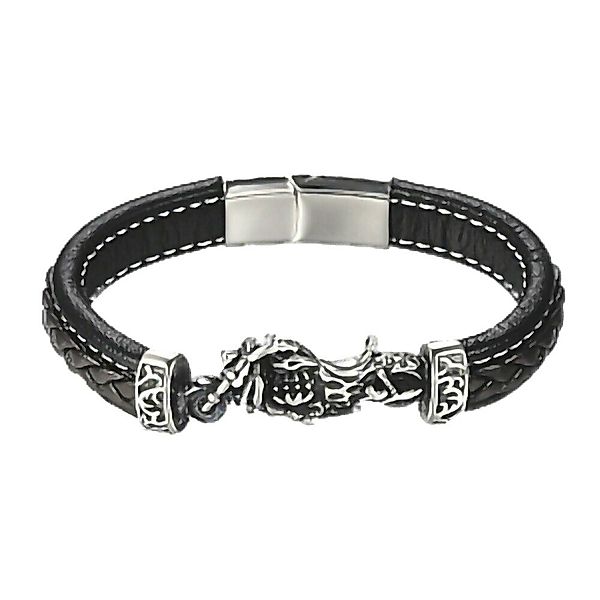 Westernlifestyle Lederarmband Stabiles Lederarmband geflochten mit günstig online kaufen