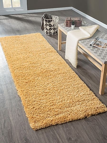 Myflair Möbel & Accessoires Hochflor-Läufer »My Shaggy«, rechteckig, 37 mm günstig online kaufen