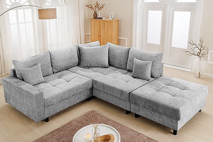 riess-ambiente Ecksofa KENT 220cm grau · günstig online kaufen