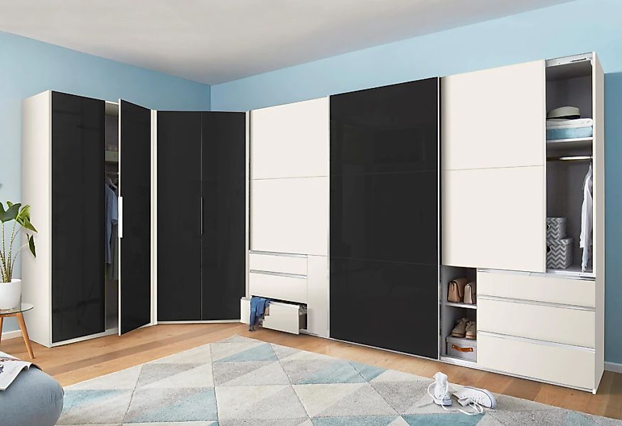 Wimex Eckkleiderschrank "Level by fresh to go", mit Glastüren günstig online kaufen