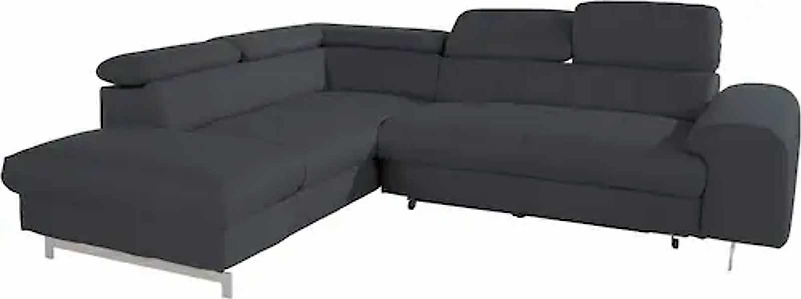 COTTA Ecksofa »Chef L-Form«, mit Kopfteilverstellung, wahlweise mit Bettfun günstig online kaufen