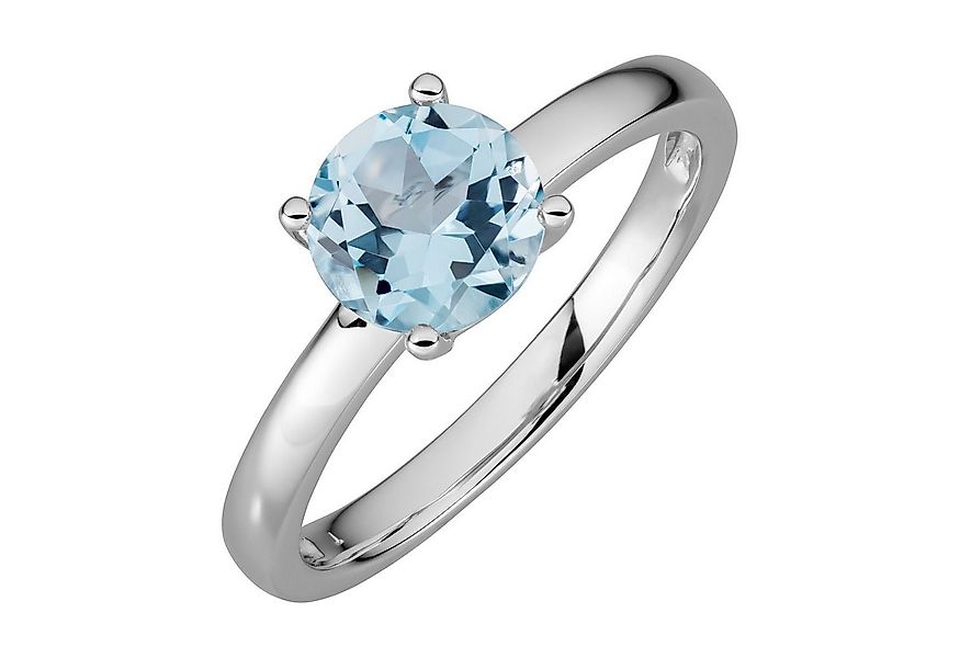 Orolino Fingerring Gold 585 mit Blautopas (beh) Sky blue günstig online kaufen