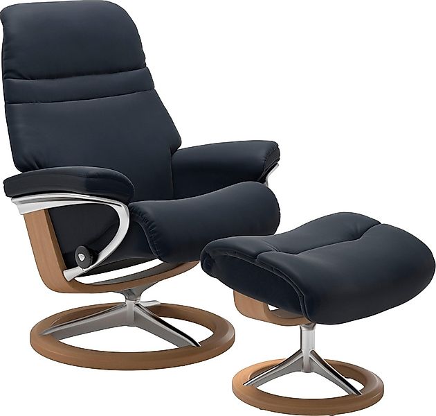 Stressless Fußhocker "Sunrise" mit Signature Base, Gestell Eiche günstig online kaufen