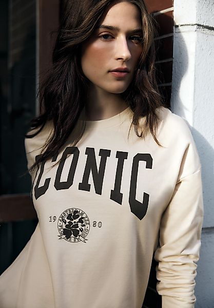 STREET ONE STUDIO Langarmshirt mit Wording günstig online kaufen