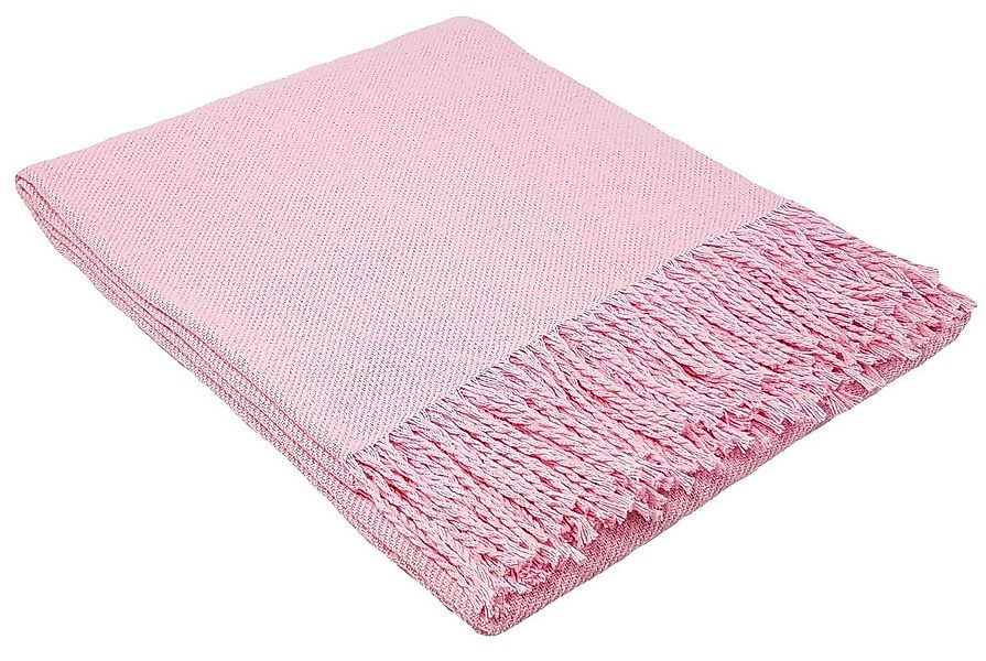 Wohndecke Baumwolldecke Tagesdecke 100% Baumwolle 140x170cm Plaid "Rio" Far günstig online kaufen